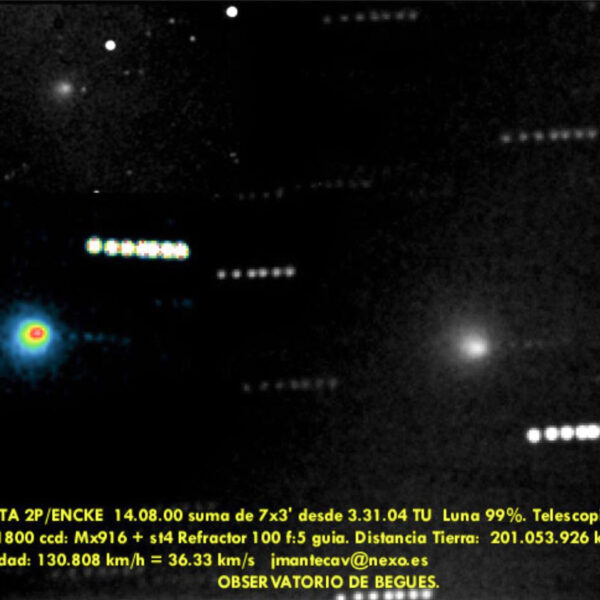 Cometa 2P/Encke 14 Agosto 2000 — foto 1