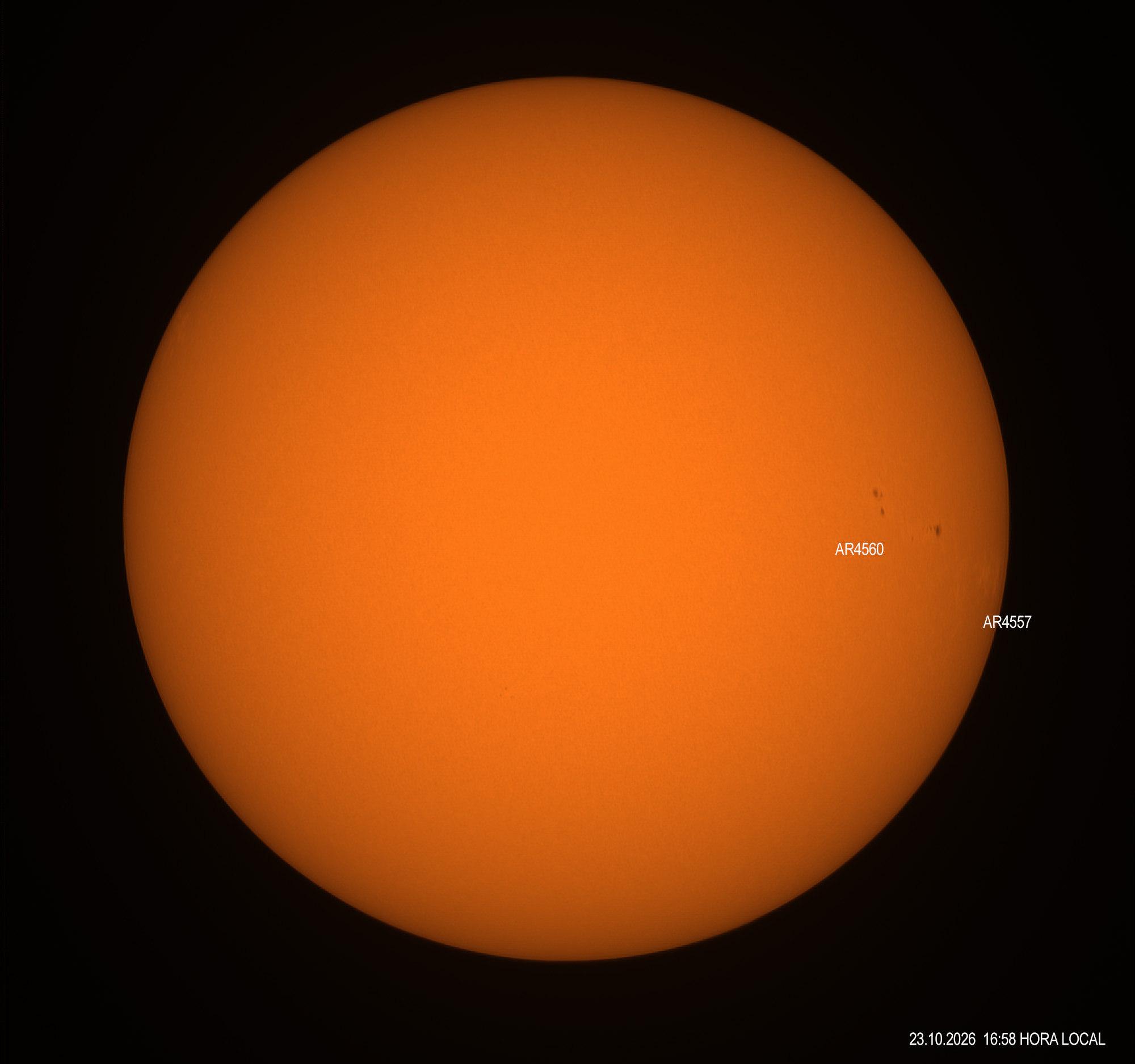 Sol 23 octubre 2026